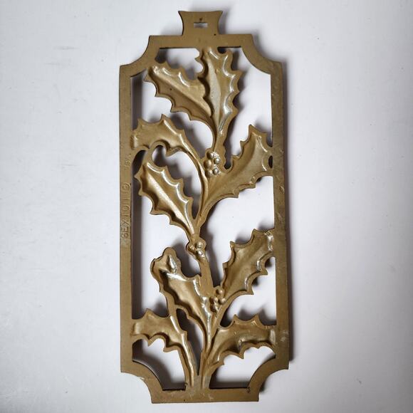 Sexton 4 Piece Metal Wall Decor Mid Century Modern Floral Art MCM Vintage USA - Picture 8 of 12